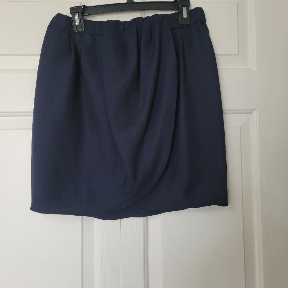 French connection navy skirt